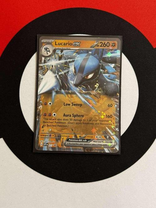 Pokémon - Lucario EX - SVP017 Promo - NM, Hobby en Vrije tijd, Verzamelkaartspellen | Pokémon, Zo goed als nieuw, Losse kaart