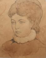 Edmonde Van Offel (1871-1959): Moeder 16 jaar (38 x 45 cm), Enlèvement ou Envoi