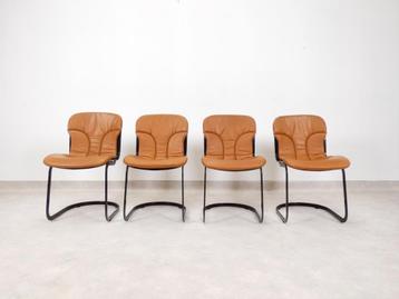  Willy Rizzo chairs for Cidue Italy disponible aux enchères