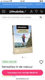 Wonderbox twv 99,90 euro, Tickets en Kaartjes, Cadeaubon