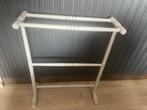 porte serviette / essuie ancien, Ophalen, Zo goed als nieuw, Grijs, Handdoek