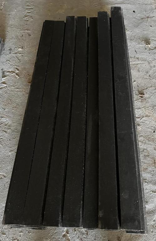 Zwarte kunststof plankjes, Bricolage & Construction, Bois & Planches, Utilisé, Planche, Moins de 200 cm, 25 à 50 mm, Enlèvement