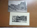 2 postkaarten van De Panne, villa's, Flandre Occidentale, Envoi