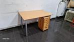table de bureau avec un caisson de bureau dimensions :120cmx, Maison & Meubles, Comme neuf, Enlèvement ou Envoi, Bureau