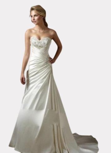 sale trouwjurk Grote maat trouwjurk maat 46 58 50 52 beschikbaar voor biedingen