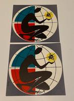 Lot de 2 vignettes Expo 58, Ophalen of Verzenden