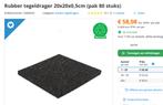 rubber tegeldrager 20 cm x 20 cm, Ophalen, Nieuw, Rubber, Overige typen