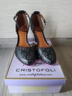 Cristofoli pumps maat 40, Pumps, Zwart, Ophalen of Verzenden, Zo goed als nieuw
