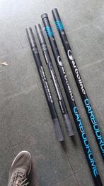 2Vaste hengel garbolino 11.5  m met 10topsetten geen coerier, Watersport en Boten, Hengelsport | Algemeen, Ophalen