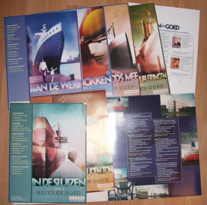 6 BIJLAGEN OVER DE HAVEN VAN ANTWERPEN GAZET VAN ANTWERPEN, Verzamelen, Tijdschriften, Kranten en Knipsels, Tijdschrift, 1980 tot heden
