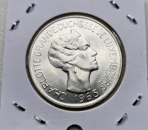 Luxemburg 100 Francs 1963, Charlotte, Groothertogin, Postzegels en Munten, Munten | Europa | Niet-Euromunten, Losse munt, Overige landen