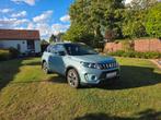 Suzuki Vitara Allgrip S 1.4Turbo, Auto's, Zwart, 4 cilinders, Blauw, Leder en Stof