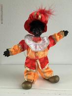 Authentieke etalage zwarte Piet pop - 22cm, oranje/rood/goud, Verzenden