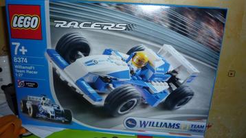 A vendre voiture LEGO Williams F1 MOTORISE  1/27  neuf 65 € beschikbaar voor biedingen