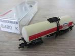 Fleischmann N 8480K tankwagen Esso wit, tijdperk IV, Hobby en Vrije tijd, Modeltreinen | N-Spoor, Gelijkstroom, Fleischmann, Wagon