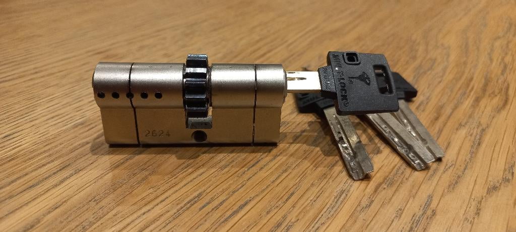 Cylindre 14 dents, Bricolage & Construction, Serrurerie de bâtiment & Dispositif de fermeture, Enlèvement ou Envoi, Comme neuf