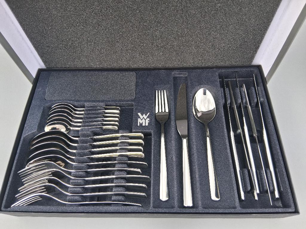 WMF Cromargan bestek Boston 24-delig  NIEUW, Huis en Inrichting, Keuken | Bestek, Nieuw, Bestekset, Inox of Chroom, Vaatwasserbestendig