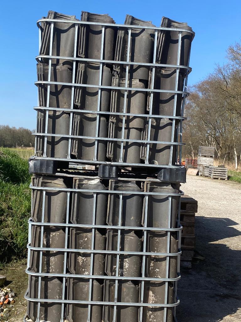 Boomse/oude dakpannen/gebruikte dakpannen/TTR/ovh, Enlèvement ou Envoi, Pierre ou Argile, Utilisé, Bleu