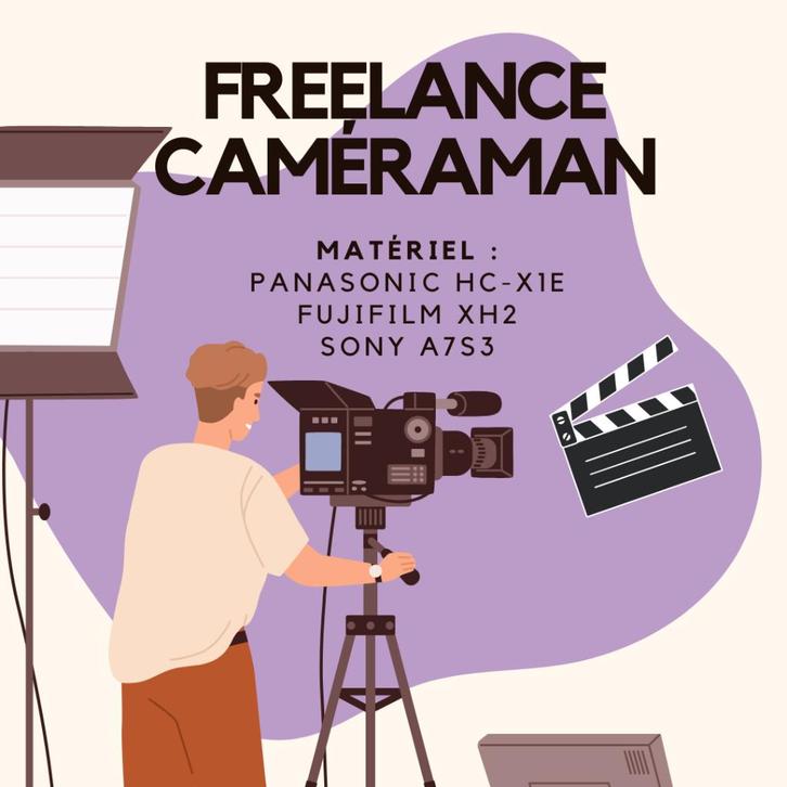 Caméraman / Vidéaste Freelance - Freelance Videographer, Divers, Divers Autre, Neuf, Enlèvement