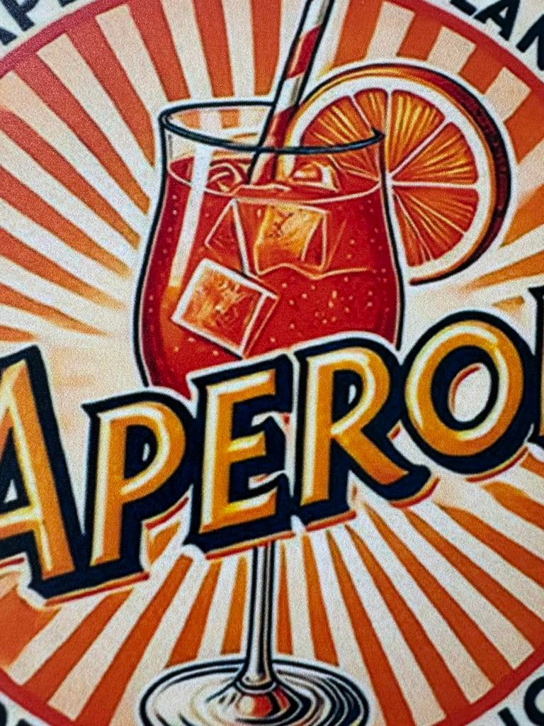 Metalen reclamebord Aperol, Ophalen of Verzenden, Nieuw, Reclamebord