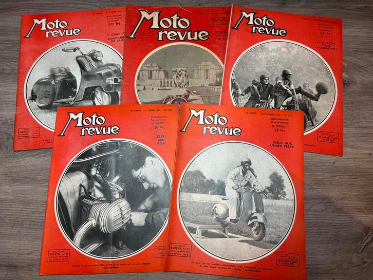Magazines Moto Revue 5, Motos, Modes d'emploi & Notices d'utilisation, Enlèvement ou Envoi