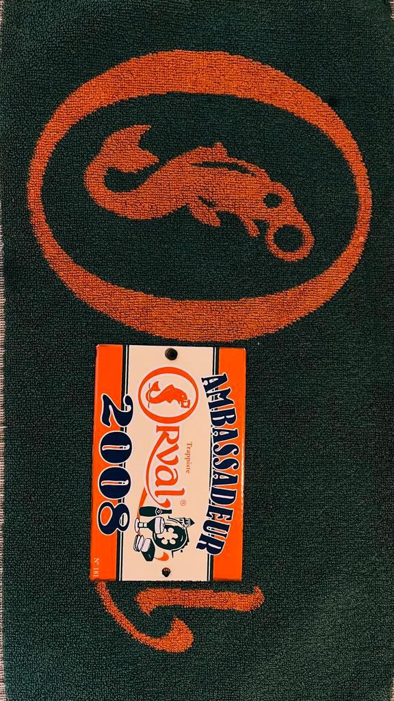 Ambassadeur plaatje Orval - plaque ambassadeur Orval 2008, Verzamelen, Scouting, Zo goed als nieuw, Ophalen of Verzenden