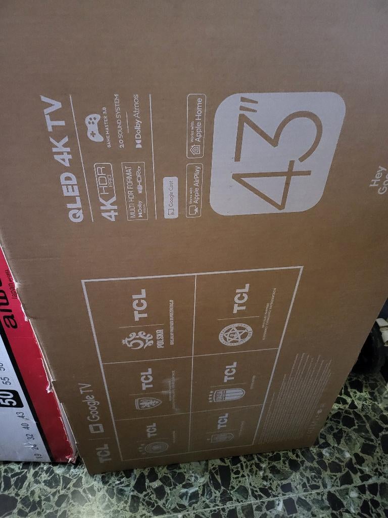 TV    TCL    43 POUCES   QLED   SMART, TV, Hi-fi & Vidéo, Télévisions, Neuf, Autres marques, QLED, Enlèvement
