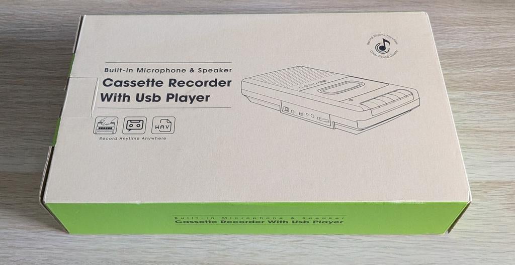 Cassetterecorder met USB-speler, Ophalen of Verzenden