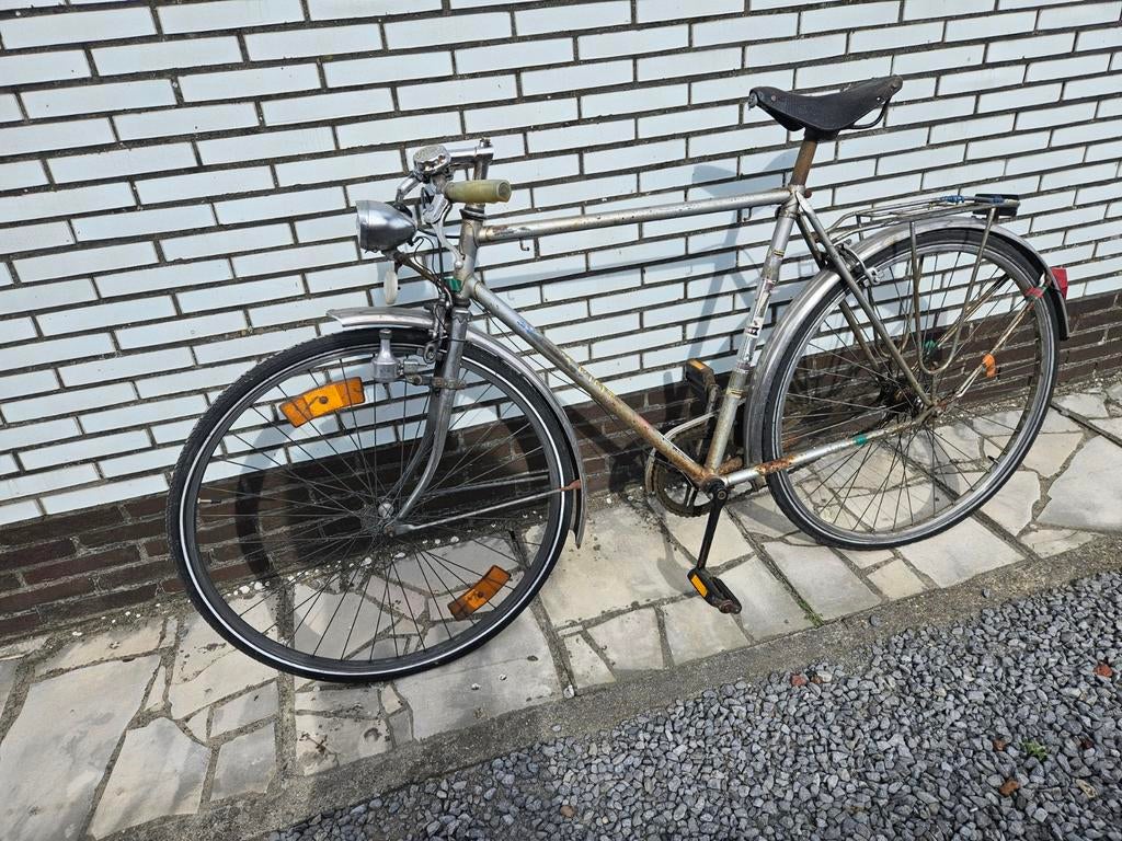 Vintage fiets, Ophalen