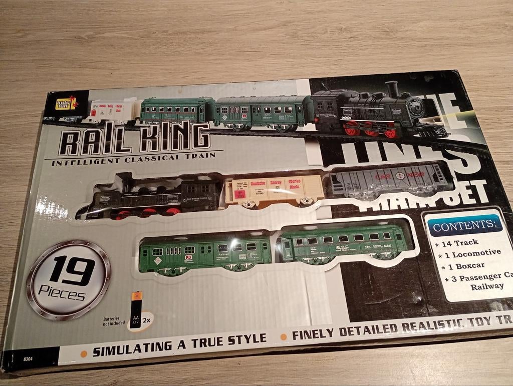 Rail King Intelligent Classical Train, Hobby en Vrije tijd, Modeltreinen | Overige schalen, Ophalen, Zo goed als nieuw, Treinset