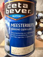 Cetabever dekkende beits crèmewit 0,75l en 1,25liter, Ophalen of Verzenden, Nieuw, Materiaal