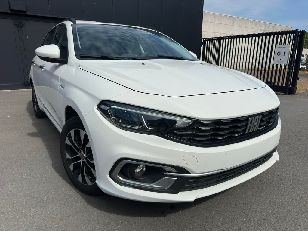 Fiat Tipo 1.0 Benzine / Full Led / 2022 / cruise / btw wagen, Auto's, Fiat, Stof, Wit, Particulier, 74 kW