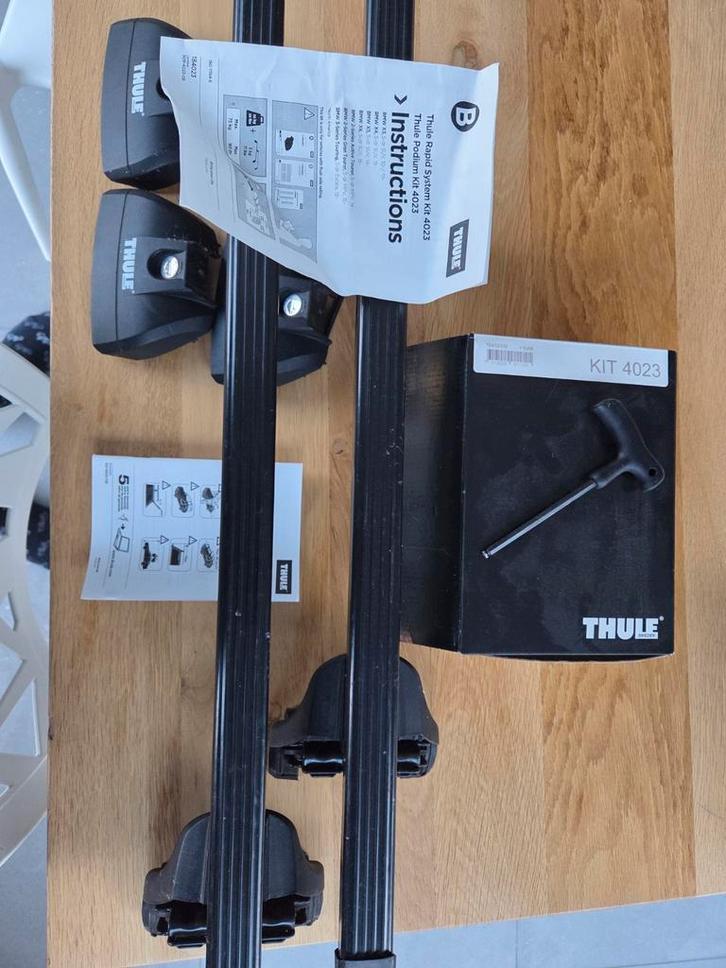 Thule dakdragers BMW onder meer X1 X3 216 218. Thule 4023, Auto diversen, Dakdragers, Ophalen of Verzenden