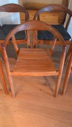 CHAISE DE JARDIN EN TECK, Jardin & Terrasse, Enlèvement ou Envoi, Comme neuf, Bois, Empilable