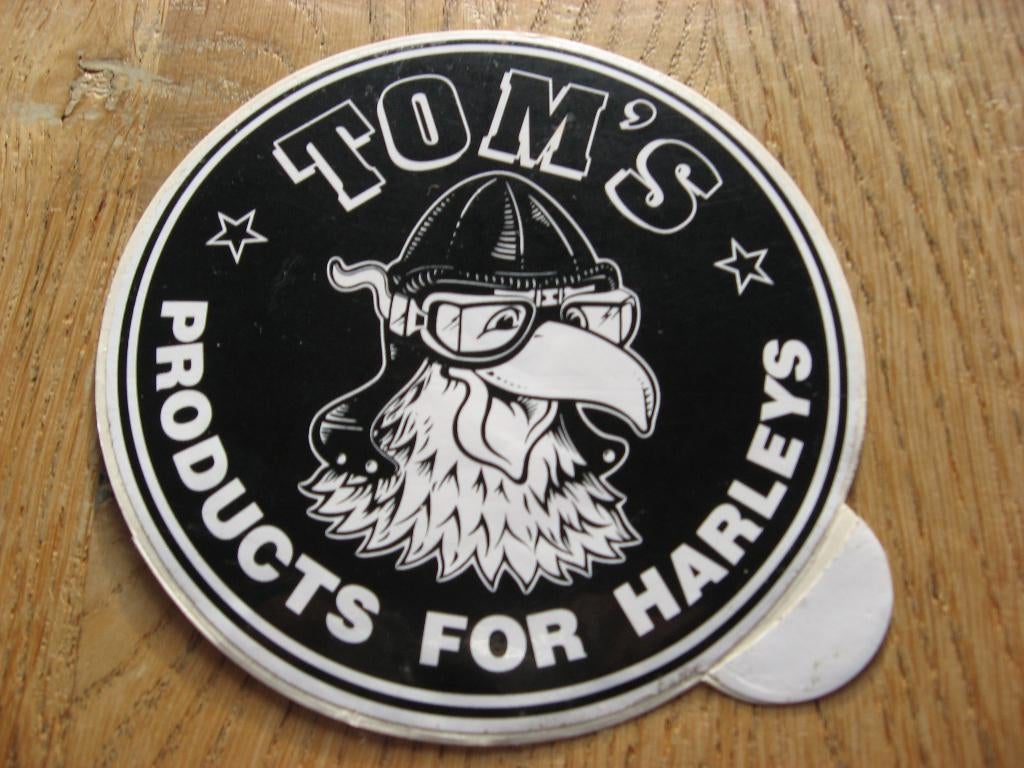 Harley-Davidson 10,5 cm Sticker TOM 'S Products, Verzamelen, Ophalen of Verzenden, Nieuw, Overige typen