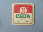 oud bierviltje Celta Pils Gent, Enlèvement ou Envoi, Comme neuf, Sous-bock, Autres marques