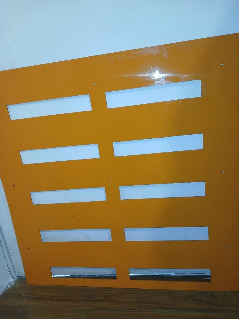 Plaque Encarta pour grand coffret 79 cm x 79 cm  électrique, Enlèvement ou Envoi, Comme neuf, Carré, Bois