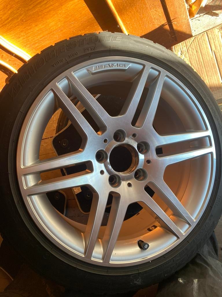 Mercedes 5 jantes AMG AUTHENTIQUE ! 5x112 - 5 par 112, Ophalen, Band(en)