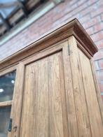 teak buffetkast/vitrinekast art:83/26, Ophalen, 200 cm of meer, Indo., Teakhout