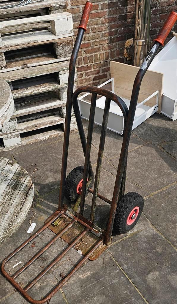 Steekkar / steekwagen / duivel / duvel, stevige transportkar, Doe-het-zelf en Bouw, Transportwagens, Gebruikt, Steekwagen, Ophalen