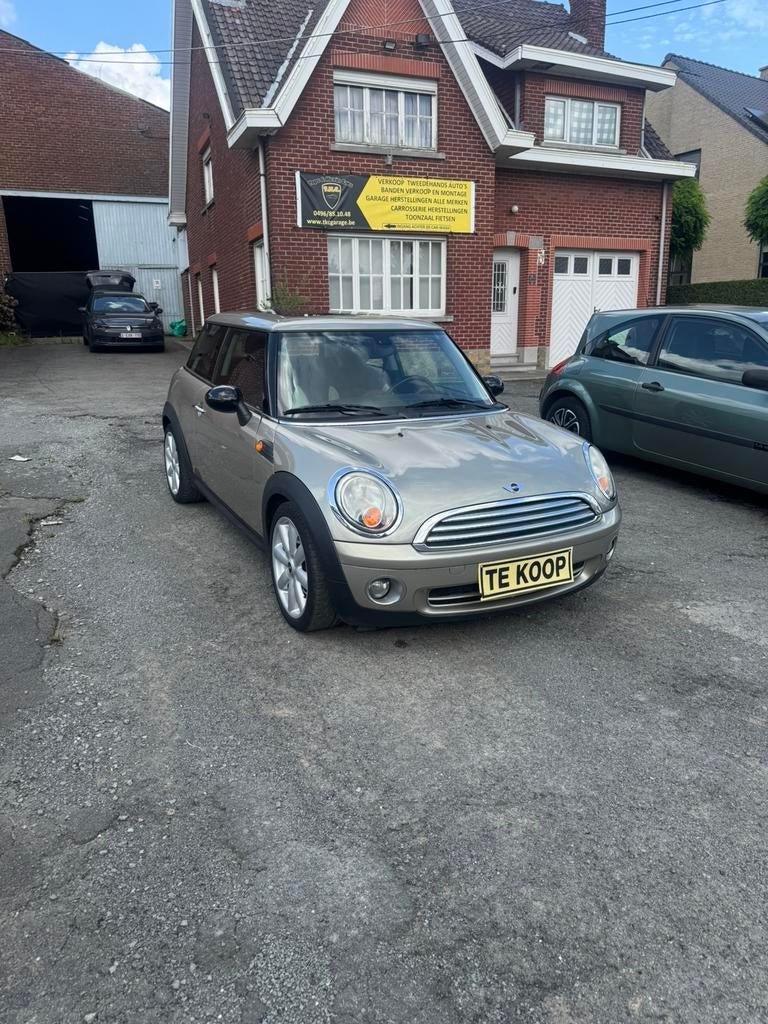 Mini one 1.4 70kw benzine bj2007 km132750 1jaar garantie, Auto's, Leder en Stof, Bedrijf, Handgeschakeld, Elektrische ramen
