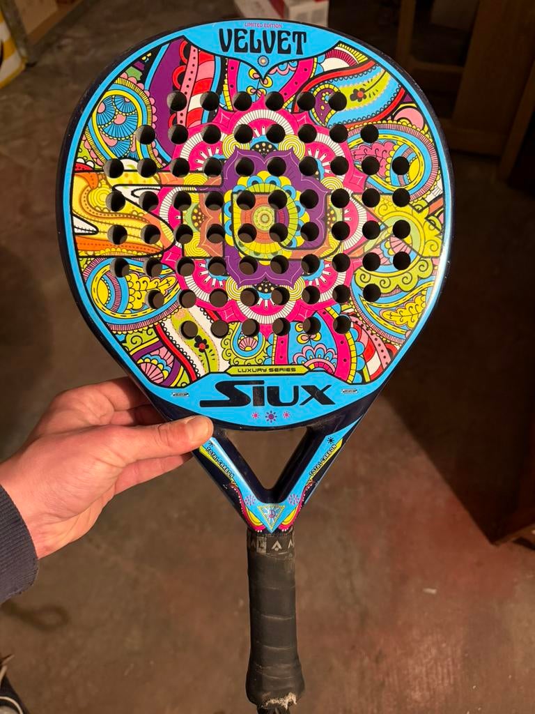 Siux Velvet LIMITED EDITION padel racket (gebruiksporen), Sports & Fitness, Padel, Enlèvement ou Envoi, Comme neuf