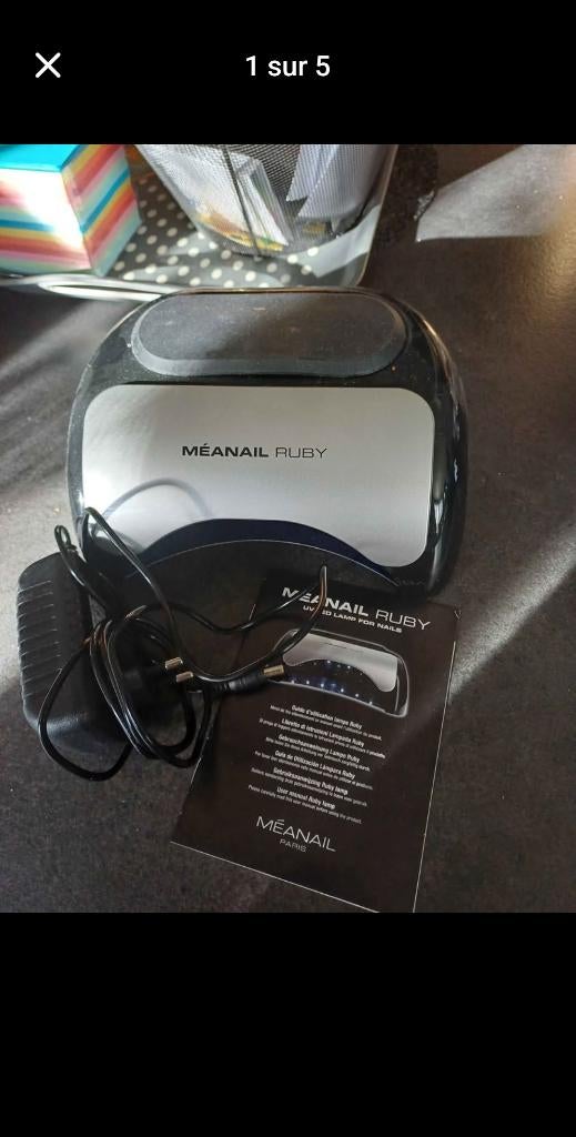 Appareil manucure meanail kit démarrage et 16 vernis neufs, Ophalen, Zo goed als nieuw