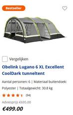 Obelink Tunneltent, Caravans en Kamperen, Tenten, Ophalen, Zo goed als nieuw, Tot en met 6