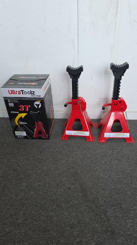 Kriksteunen 3 ton (set van 2) – nieuw, Ophalen of Verzenden