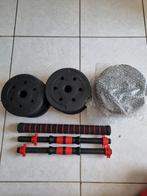 Set gewichten + bar, Sport en Fitness, Ophalen of Verzenden
