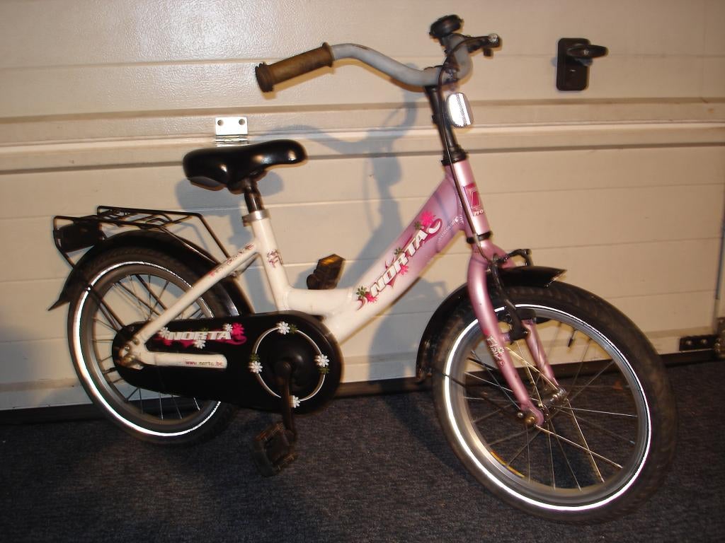 Norta 16 inch 3-5j , Goede kwaliteit meisjesfiets, Enlèvement, Utilisé, Frein à main, 16 pouces