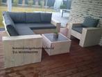 Maak van uw terras een lounge! Steigerhouten hoekbank!, Tuin en Terras, Ophalen of Verzenden, Steigerhout, Eettafel