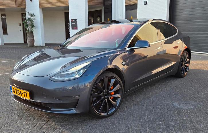 Tesla Model 3 PERFORMANCE | 79.000 KM | 510 PK | 0-100 3.2 S, Auto's, Tesla, Particulier, Model 3, Achteruitrijcamera, Airbags