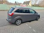 Ford Gran cmax 103385km 1.6 benz, autom airco 7 zit 12m gar, Auto's, Ford, Voorwielaandrijving, Beige, 4 cilinders, Bruin